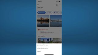 Google マップをオフラインでダウンロードする方法 - オフライン マップをダウンロードを選択します