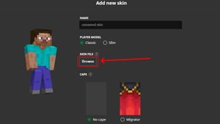 Microsoft スキン - スキン メニュー