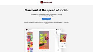 Adobe Spark Web サイト