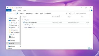 PDF を Word に変換する方法 ステップ 5: ダウンロード フォルダーで Word ドキュメントを検索する