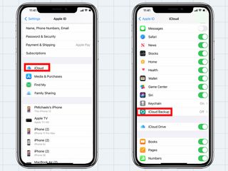 iPhoneをバックアップする方法：icloud