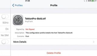 AnyFont を使用して iOS に新しいフォントをインストールする方法
