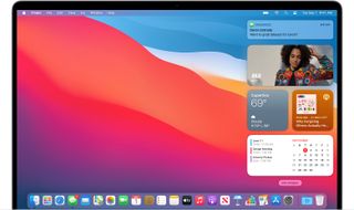 macOS 12 Monterey のサイドバーのウィジェット