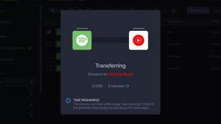Soundiizの転送プロセス
