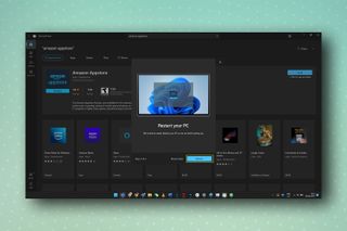 Windows 11 に Android アプリをインストールする方法を示す Windows 11 のスクリーンショット