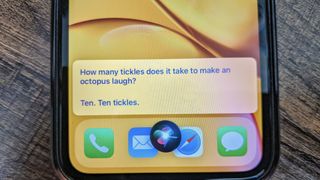 Siri が冗談を言う