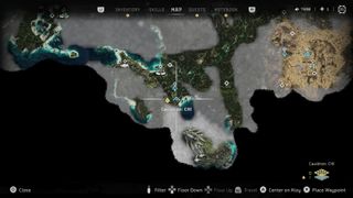 大釜 CHI の位置を示す地図