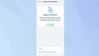 iOS 15 で「新しい iPhone をカメラにかざしてください」という画面が表示される