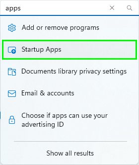 Windows 11 スタートアップ アプリ