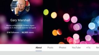 7. Google+ プロフィール