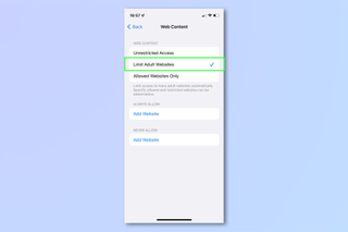 iPhone および iPad で Web サイトをブロックする方法
