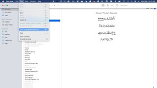 macOS で重複したフォントを見つける