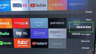 Fire TVホーム画面アプリの設定