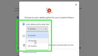 Google マップでロケーション履歴を表示する方法 - 自動削除
