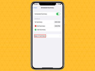 iOS 15で通知概要を設定する方法