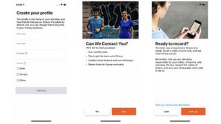 Strava に登録する